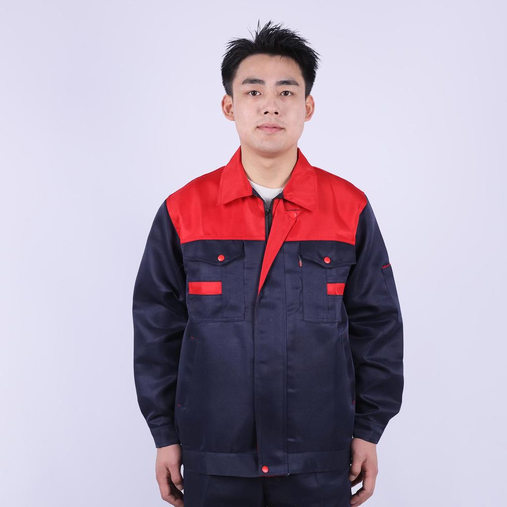 Four Seasons Universal Wear-Resistant, Stain-Resistant, and Anti-Scald Workwear Uniform: Quick-Drying, Breathable Labor Protection Clothing