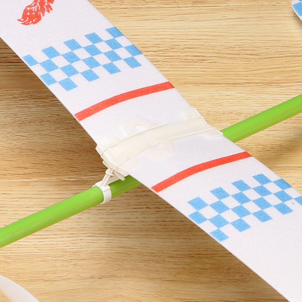 Модель Обучающие Игрушки для Студентов Пенопластовый Самолет Резиновые Ленты Игрушечный Летающий Планер Самолет