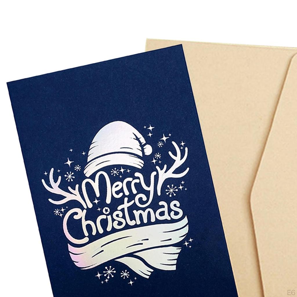 Christmas Card Festival Year Card, Handmade, Birthday Paper Anniversary, Holiday