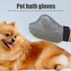 Dog Washing Gloves Pet Shampoo Bath Brush with High Density Teeth Pet Hair Removal Shedding Gloves Grooming Massaging Supplies for Dogs And Cats