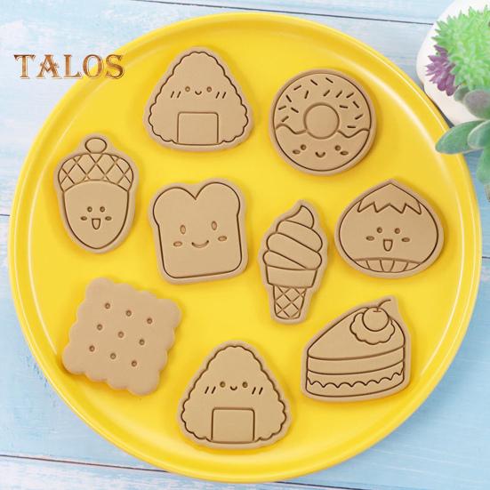 8 шт., форма для печенья, рождественская мультяшная форма для печенья, милые изысканные формочки для печенья «сделай сам», для домашнего фестиваля