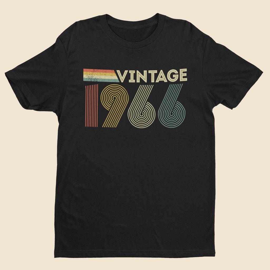 Summer Casual Short-sleeved Shirt 1966 Vintage T-shirt 2026 Gift for Those Born in 1966 on Their 60th Birthday Vintage Font