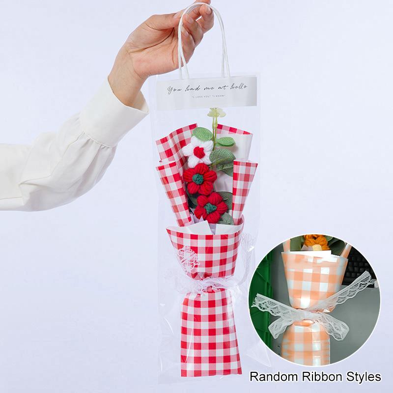 Букет из искусственных цветов Подарок маме на День матери Подарочные аксессуары на День учителя