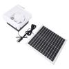 Solar Panel Ventilation Fan Kit 20W Solar Panel 6in Exhaust Fan Kit for Kitchen Bathroom Greenhouses Sheds Pet Houses