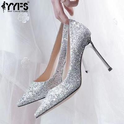 Туфли на высоком каблуке с соблазнительным острым носком большого размера