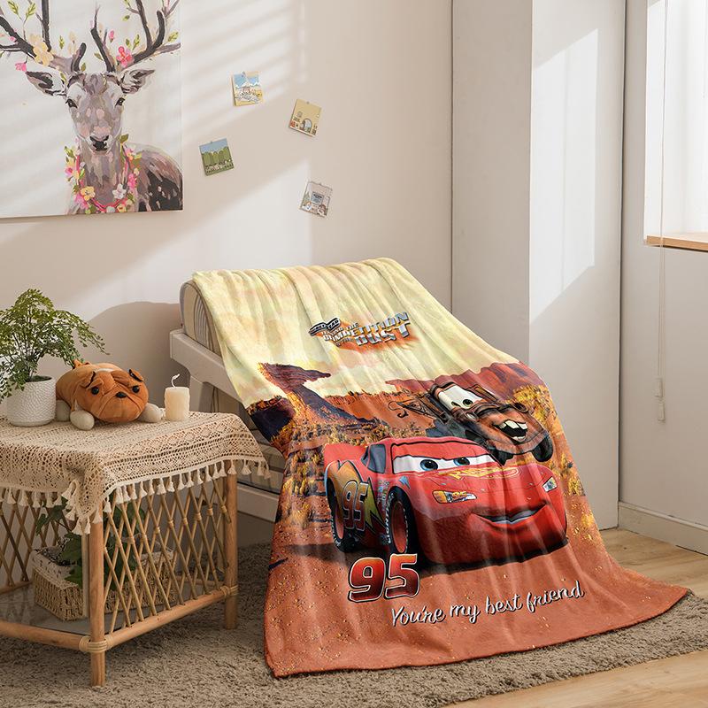 Серия Машины Двусторонний Фланелевый Плед Плед с 3D Цифровой Печатью