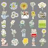 50 Pictures of Little Daisy Doodle Personality Cartoon Small Fresh Flowers Creative DIY Mobile Suitcase Stickers