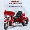 1/9 Harley Davidson TRI GLIDE ULTRA Luxury Tricycle Alloy Diecast Model Motorcycle Sound & Light Collection Decoration Gift BOX