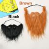 Festival Supplies Halloween Party Fake Beard Moustache Wig Facial Hair Fancy Dress
