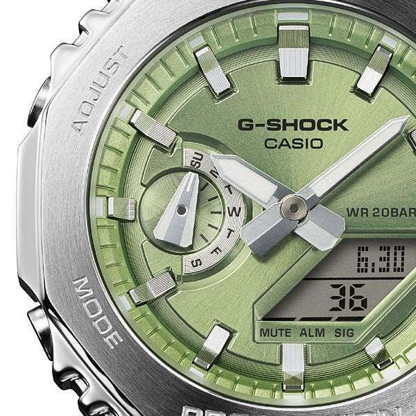 Casio Мужские часы G-SHOCK GM-2110D-3AJF [G-SHOCK цифровая аналоговая комбинированная модель] круглые серебристые