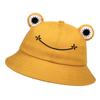 New Frog Shaped Parent Child Fisherman Hat with Embroidery for Men and Women, Sunshade, Warmth, Ear Protection Basin Hat