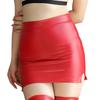 Модные сексуальные кожаные юбки больших размеров, кожаные юбки для женщин, повседневные, с высокой талией, для работы в офисе, мини-платье, короткая юбка для женщин