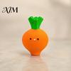 Natural Latex Pet Playthings Carrot Shape Squeaky Dog Toy, Durable Interactive Funny Sounding Toys for Dogs Elastic Chew Toy Small Boredom Relief