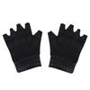 1 пара перчаток без пальцев унисекс нейлоновые компрессионные перчатки дышащие для повседневной жизни черные
