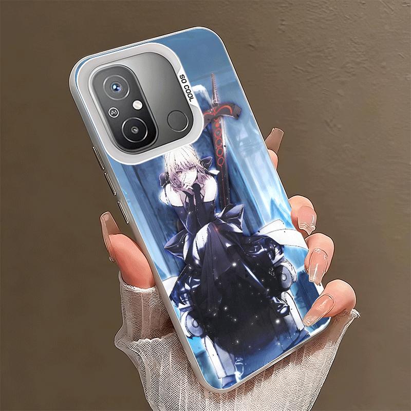 Ударопрочный чехол для телефона Fate Zero Stay Night Saber для Xiaomi Poco X7 X6 X5 X3 Pro F7 Ultra M8 Redmi 15C 15 14C 13C 12C 10C 13 12