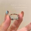 Женское милое кольцо в виде кошачьего когтя - легкое, роскошное, нишевое, простое, открытое, регулируемый аксессуар для указательного пальца
