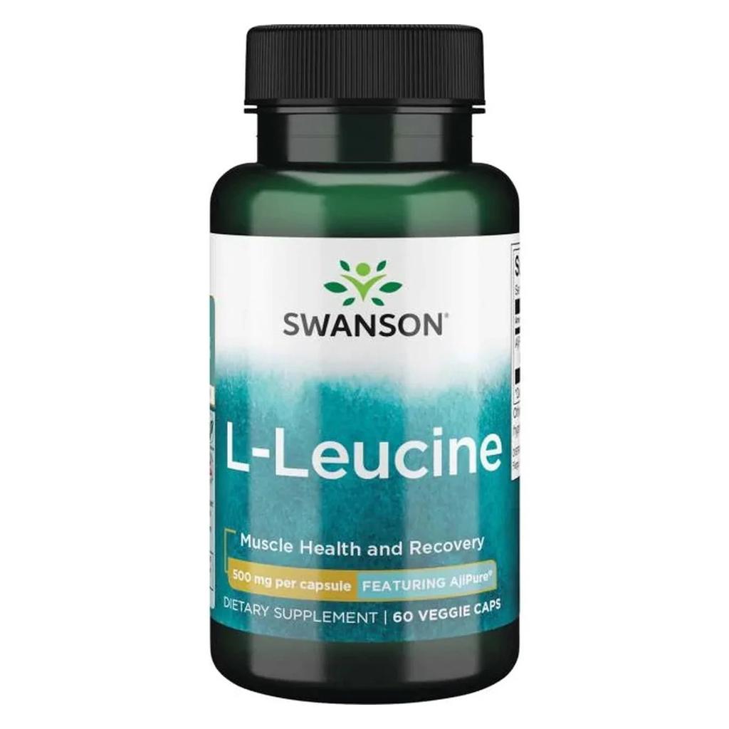 AjiPure L-Leucine, 500mg - 60 vcaps