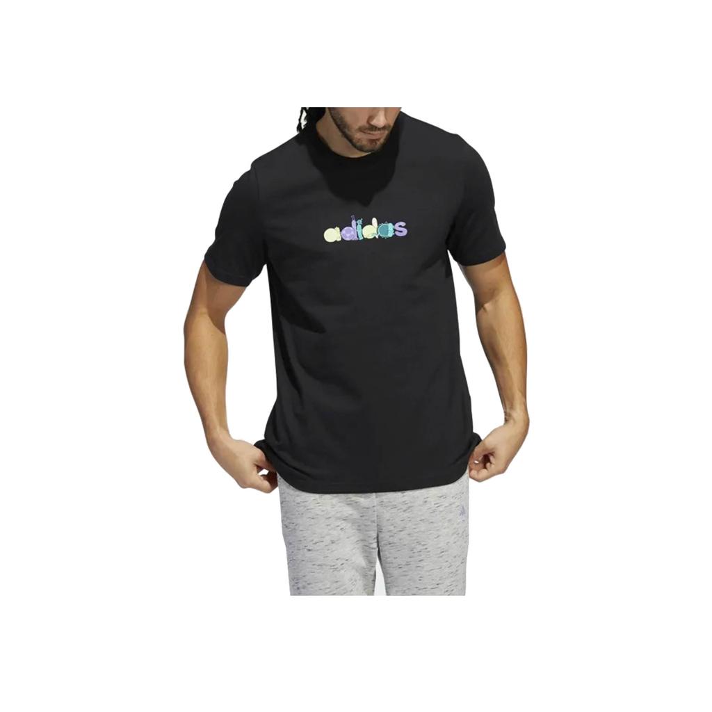 adidas Мужская футболка с коротким рукавом для тренировок Performance, черная HE4833