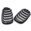 Ricoy Gloss Black For Bmw 2011 - 2014 F20 F21 118i 120i 140i 2 Hatchback Sport Kidney Grill Grille Carbon Fiber