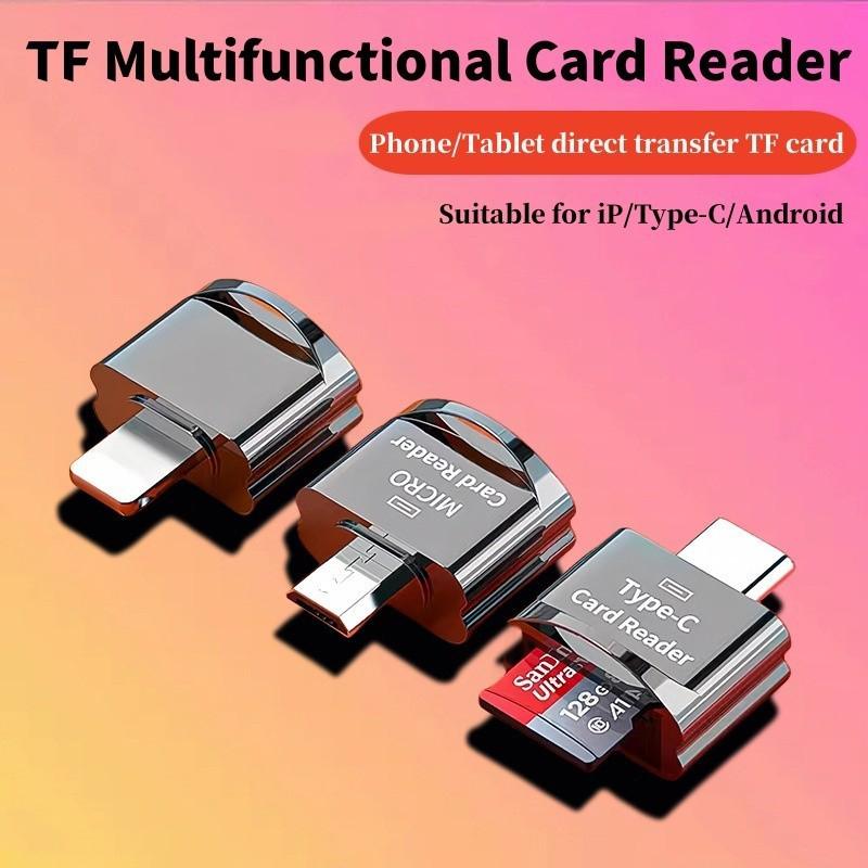 Tf Card Reader Tf Card To Type-C Card Reader Otg Adapter Карта памяти To Usb C High Speed For Mobile Phones Laptop B