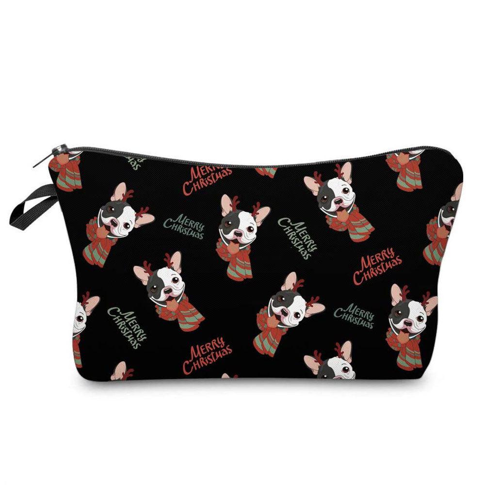 Женская Рождественская подвеска Принт Косметичка Органайзер для туалетных принадлежностей Дорожный чехол для хранения 6693
