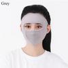 Ice Silk UV Protection Mask Breathable Forehead Protector Fashion Sun Protection Mask  Summer