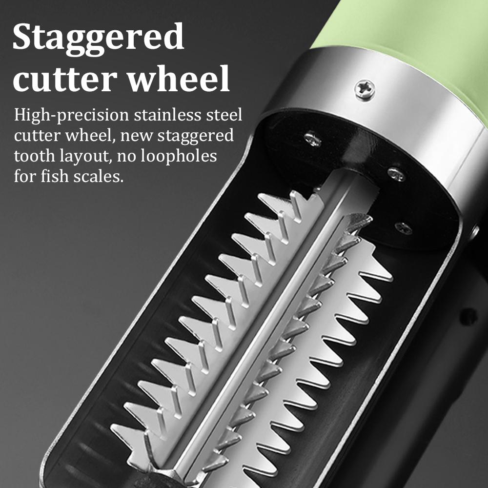 Беспроводной портативный электрический очиститель для рыбы, USB-перезаряжаемый нож для рыбы, кухонные принадлежности для морепродуктов, очиститель для рыбы