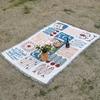 Outdoor Moisture-proof Family Mat Thickening Lightweight Graphic Print Picnic Mat Portable Large Picnic Blankets for Travel Hiking Music Festival