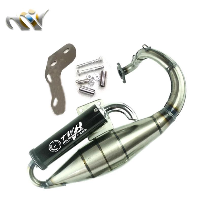 Глушитель Выхлопная труба Для Honda DIO 50 DIO50 AF17 AF18 AF24 AF27 AF28 AF30 Мотоцикл Мотороллер 50-80cc