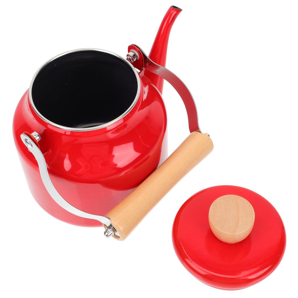 1.5L Enamel Water Kettle Heating Teakettle Stovetop Boiling Coffee Tea Pot For Induction Cooker Gas Stove Kitchen Tools