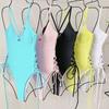 Push Up Women Swimwear One Piece Swimsuit Female Solid Monokini Bandage Swim Suits Sexy Bathing Suit Swimming Beachwear Monokini