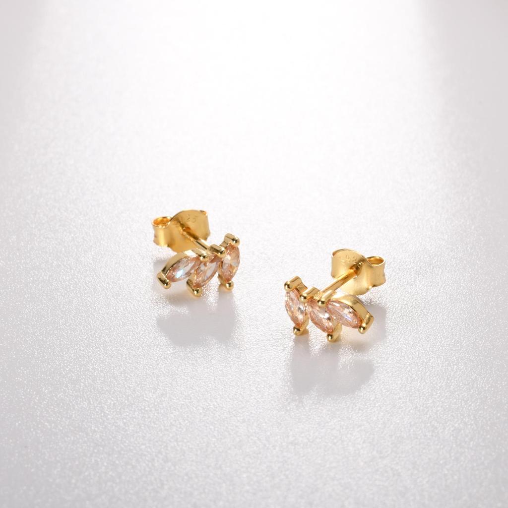 ANDYWEN Серьги-гвоздики из стерлингового серебра 925 пробы с тремя овалами и грушами, женские роскошные ювелирные изделия 2023 года, клипсы в стиле рок-панк