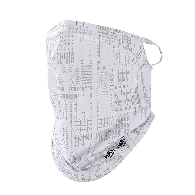 Унисекс Ice Silk Солнцезащитная маска для лица, повязка на шею, защита от ультрафиолета, бандана, шарф, защитная маска для езды на велосипеде на открытом воздухе