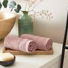 Set of 6 "Spa" Terry Guest Towels 30 X 50 Cm / 400 Gr/m² - "Spa" Old Pink