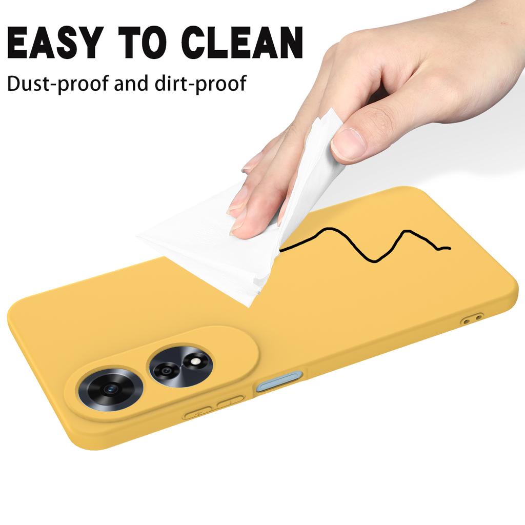 Для Oppo A60 4G чехол для мобильного телефона жидкий силиконовый устойчивый к царапинам чехол для телефона с ремешком