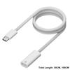 50/100cm Pencil Charger Adapter Plug and Play Nylon Bluetooth Pairing Cable for Apple Pencil 1st Generation for iPad 10/11th Gen