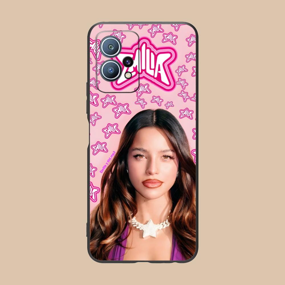 Emilia Mernes Pretty Phone Case for Huawei P60 P50 P40 P30 P20 P10 P9 P8 Pro Lite Plus Black Cellphones Smartphone Cover