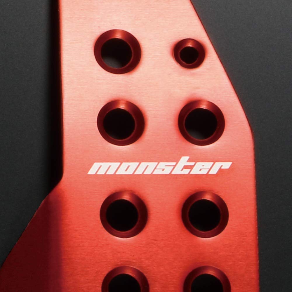 MONSTER SPORT Спортивные накладки на педали для Swift Sport [ZC33] МКПП Анодированный красный 849521-7650M