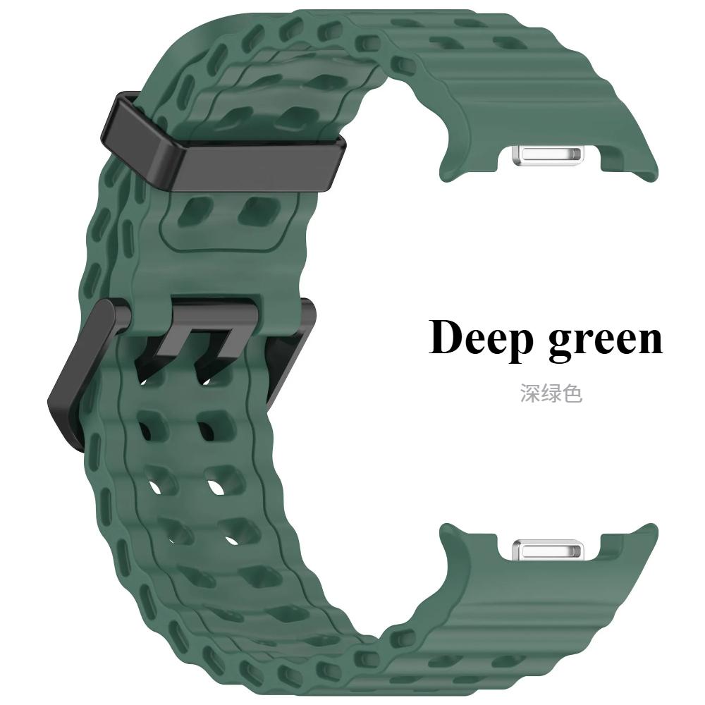 Marine Band For Samsung Galaxy Watch 8 Classic 46mm Sports Silicone Strap For Galaxy Watch 8 40mm 44mm Watchband Bracelet Accessories