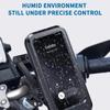 Водонепроницаемый мотоциклетный держатель для мобильного телефона с поддержкой универсального велосипедного GPS, поворотный на 360° регулируемый мотоциклетный держатель для мобильного телефона