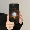 Универсальный мягкий чехол 'Луна и Облака' для iPhone 16 Pro Max до 12 Pro Max и iPhone 11