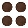 Queen-b Wooden Coasters, Set of 4, Stylish and Elegant, Natural Materials with a Solid Finish, Non-Slip, Waterproof, and Insulated, Perfect for Tea, C