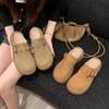 Губчатый торт толстая подошва сумка голова полушлепанцы женские весенние, осенние и весенние новые для улицы ленивая губчатая подошва