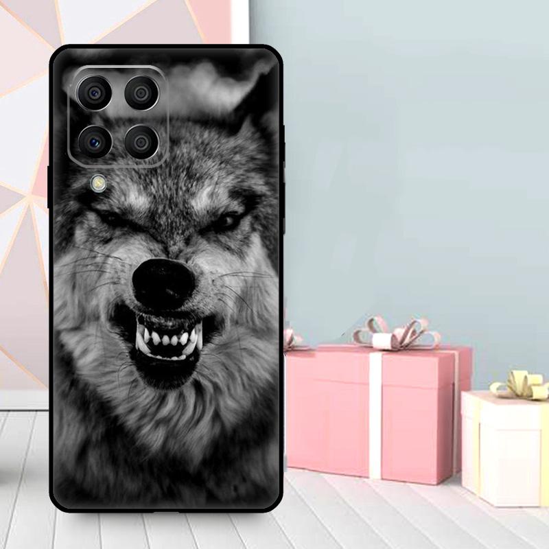 Чехол Животное Волк Воющий для Samsung Galaxy M16 M31 M21 M13 M33 M53 M15 M35 M55 M36 M56 M12 M32 M52 M14 M34 M54