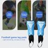 1 пара футбольных накладок на голень с защитной твердой оболочкой, ударопрочная, сверхлегкая, с губчатой ​​подкладкой из этиленвинилацетата, накладки на голень для взрослых
