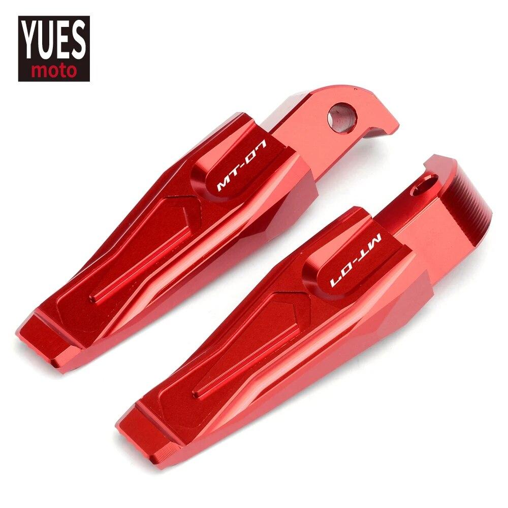Мотоциклетные аксессуары CNC задние пассажирские подножки подножки для Yamaha MT07 2015-2017 2018 2022 MT 07