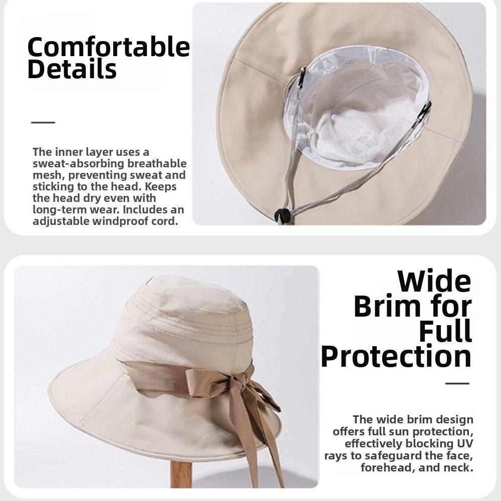 Foldable Bucket Cap Breathable Outdoor Hat Creative Gift Visor Cap