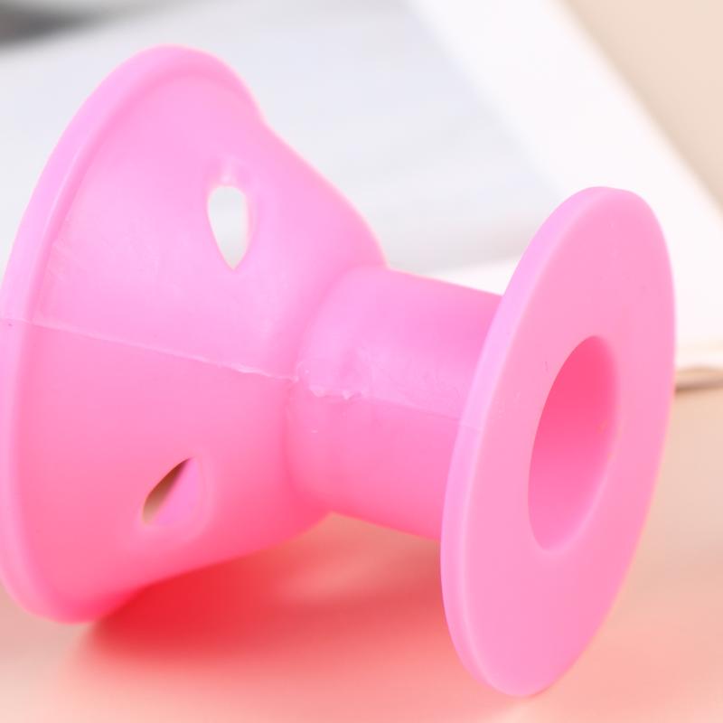 20 шт. Силиконовые бигуди для завивки волос DIY Набор с формами грибов и колокольчиков Спиральный дизайн Мягкая конструкция Легкое снятие Локоны