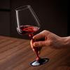 Уникальные прозрачные вращающиеся стеклянные бокалы для вина, эргономичная подставка, 500 мл, хрустальный бокал, утолщенное основание, графин для вина, стеклянный стакан, виски