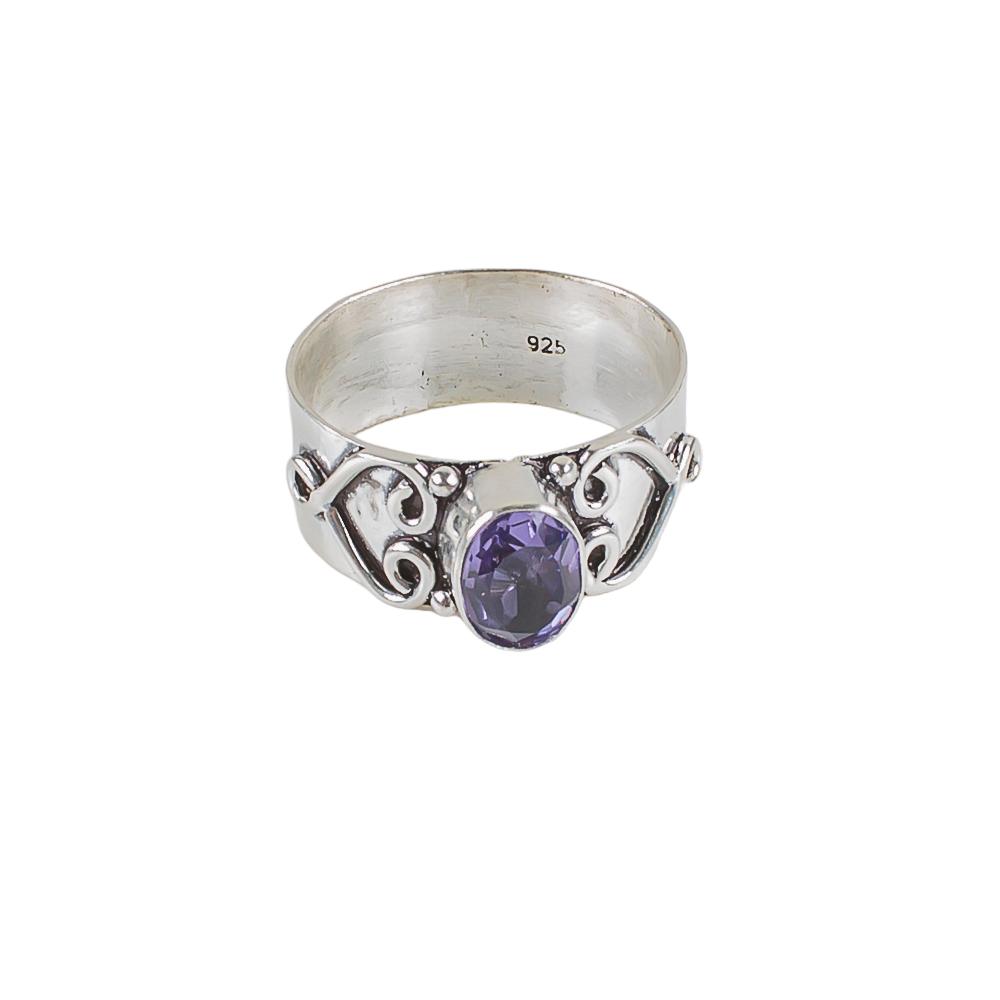 Редкий камень иолит 925 стерлинговое серебро ювелирные изделия ручной работы стильное кольцо для нее RR-16-9